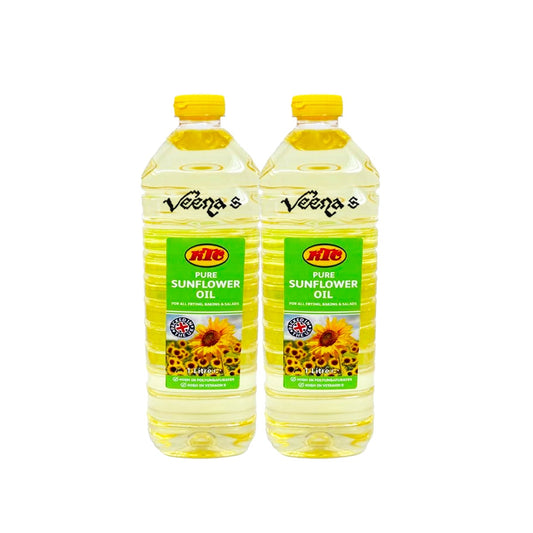 KTC Sunflower Oil 1Litre Pack of 2