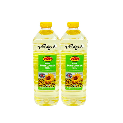 Buy KTC Sunflower Oil 1Litre Pack of 2 at Veenas.com - Online Indian Grocery Store UK