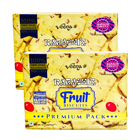 Karachi Fruit Biscuit (Pack of 2) 400g