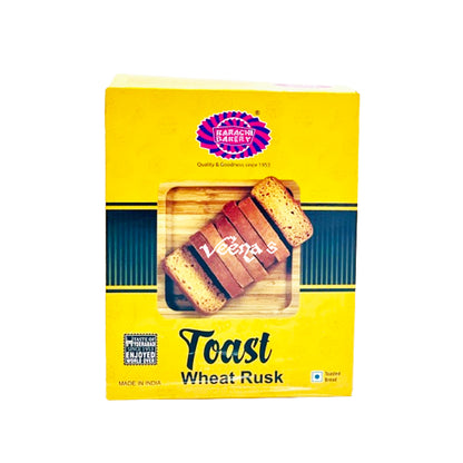 Buy Karachi Toast Wheat Rusk 200g at Veenas.com - Online Indian Grocery Store UK