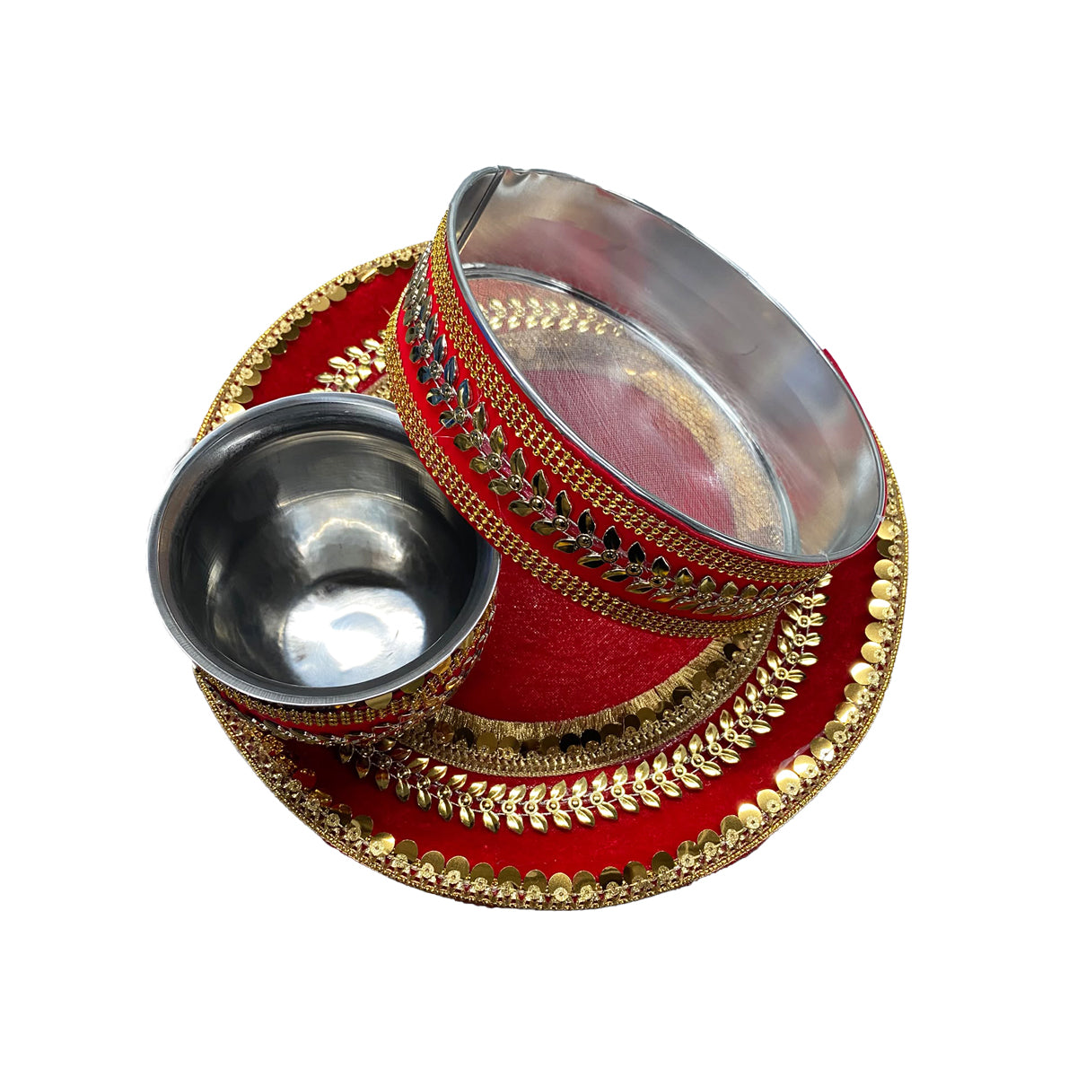 Buy Karva Chauth Pooja Thali Set at Veenas.com - Online Indian Grocery Store UK