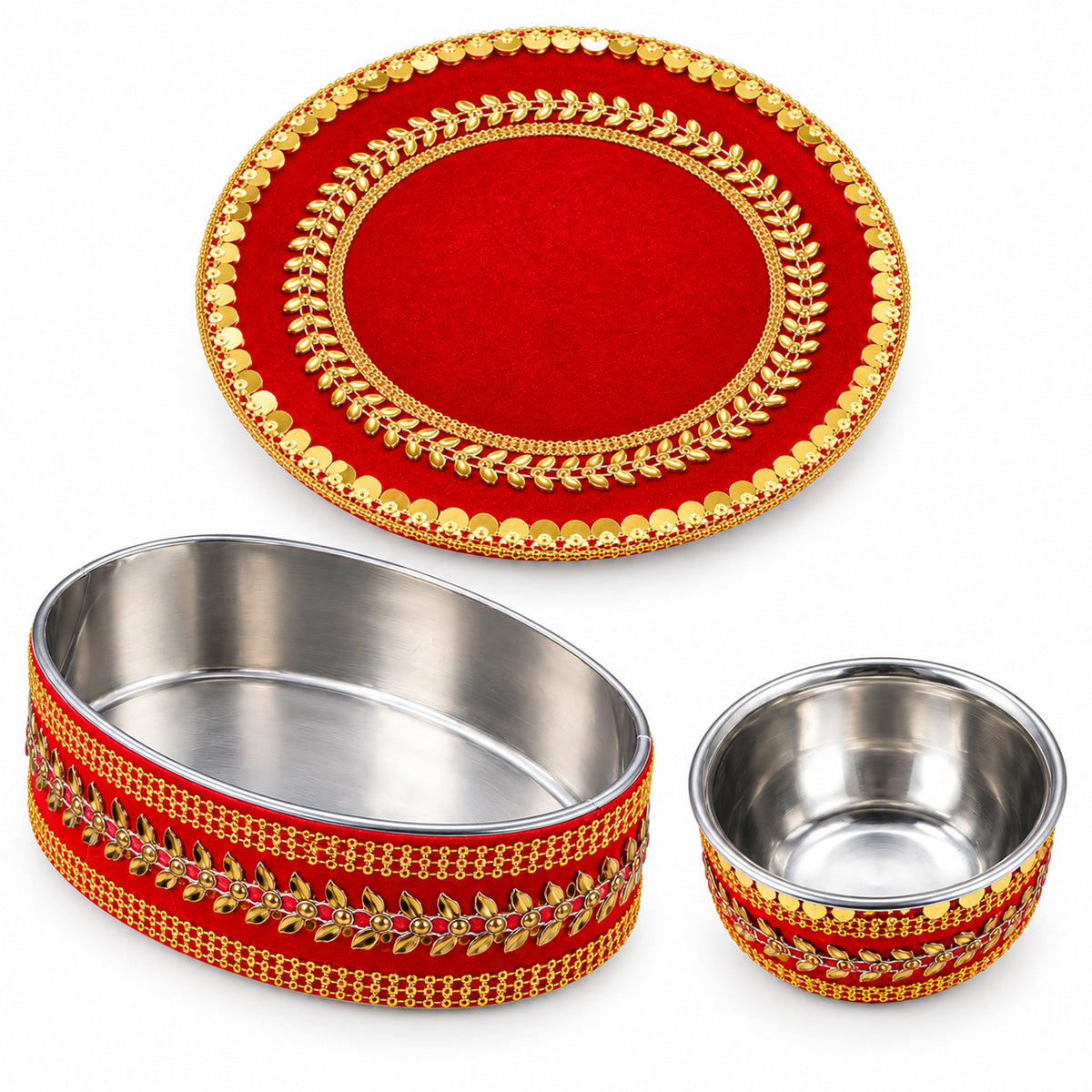 Buy Karva Chauth Pooja Thali Set at Veenas.com - Online Indian Grocery Store UK