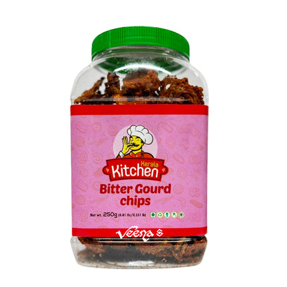 Buy Kerala Kitchen Bitter Gourd Chips 250g at Veenas.com - Online Indian Grocery Store UK