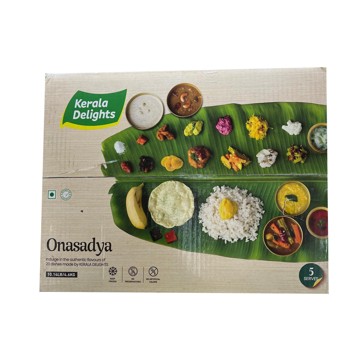 Buy Kerala Delights Onasadya (5 Serves) 4.6kg at Veenas.com - Online Indian Grocery Store UK