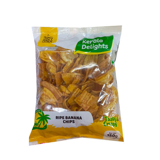 Buy Kerala Delights Ripe Banana Chips 150g at Veenas.com - Online Indian Grocery Store UK