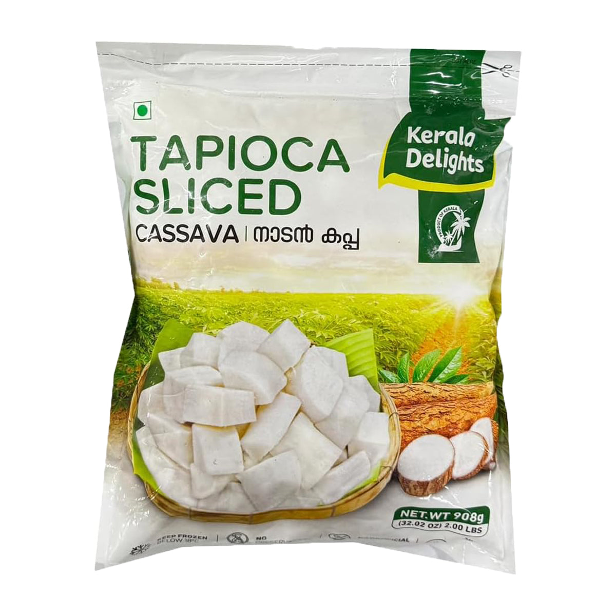 Buy Kerala Delights Tapioca Sliced 908g at Veenas.com - Online Indian Grocery Store UK