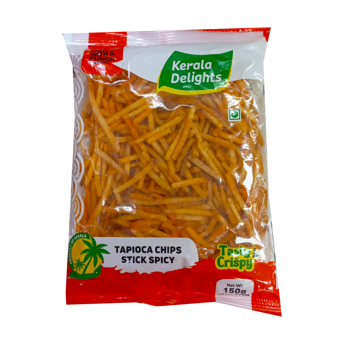 Buy Kerala Delights Tapioca Stick Spicy 150g at Veenas.com - Online Indian Grocery Store UK