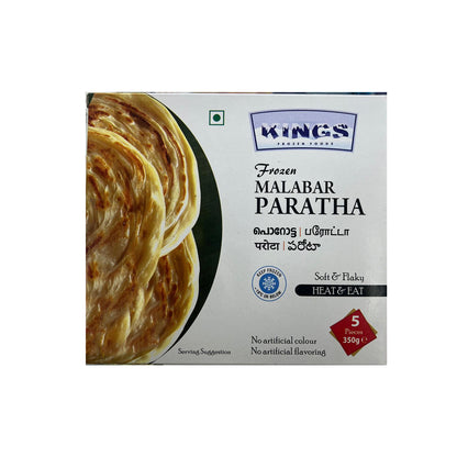 Buy Kings Malabar Paratha 350g at Veenas.com - Online Indian Grocery Store UK