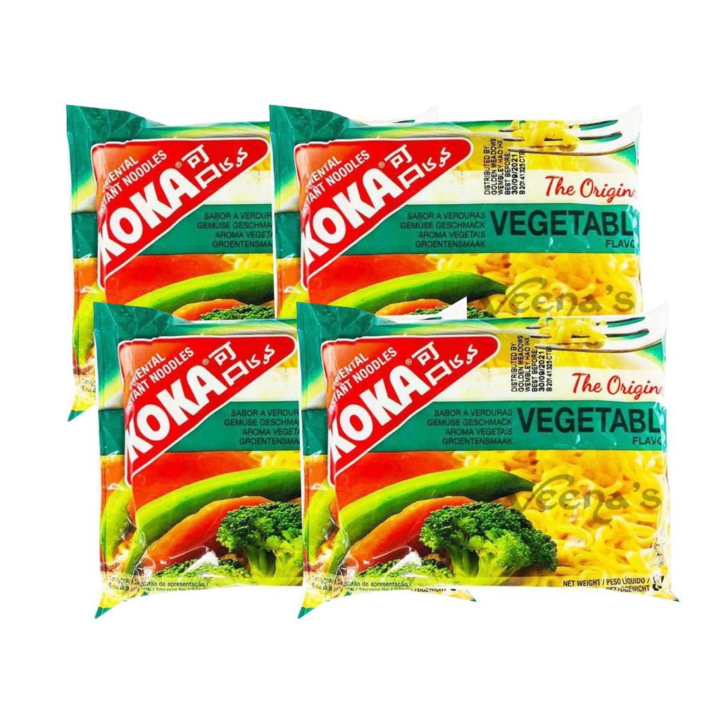 Buy Koka Vegetable Flavour Noodles 85g Pack of 4 at Veenas.com - Online Indian Grocery Store UK