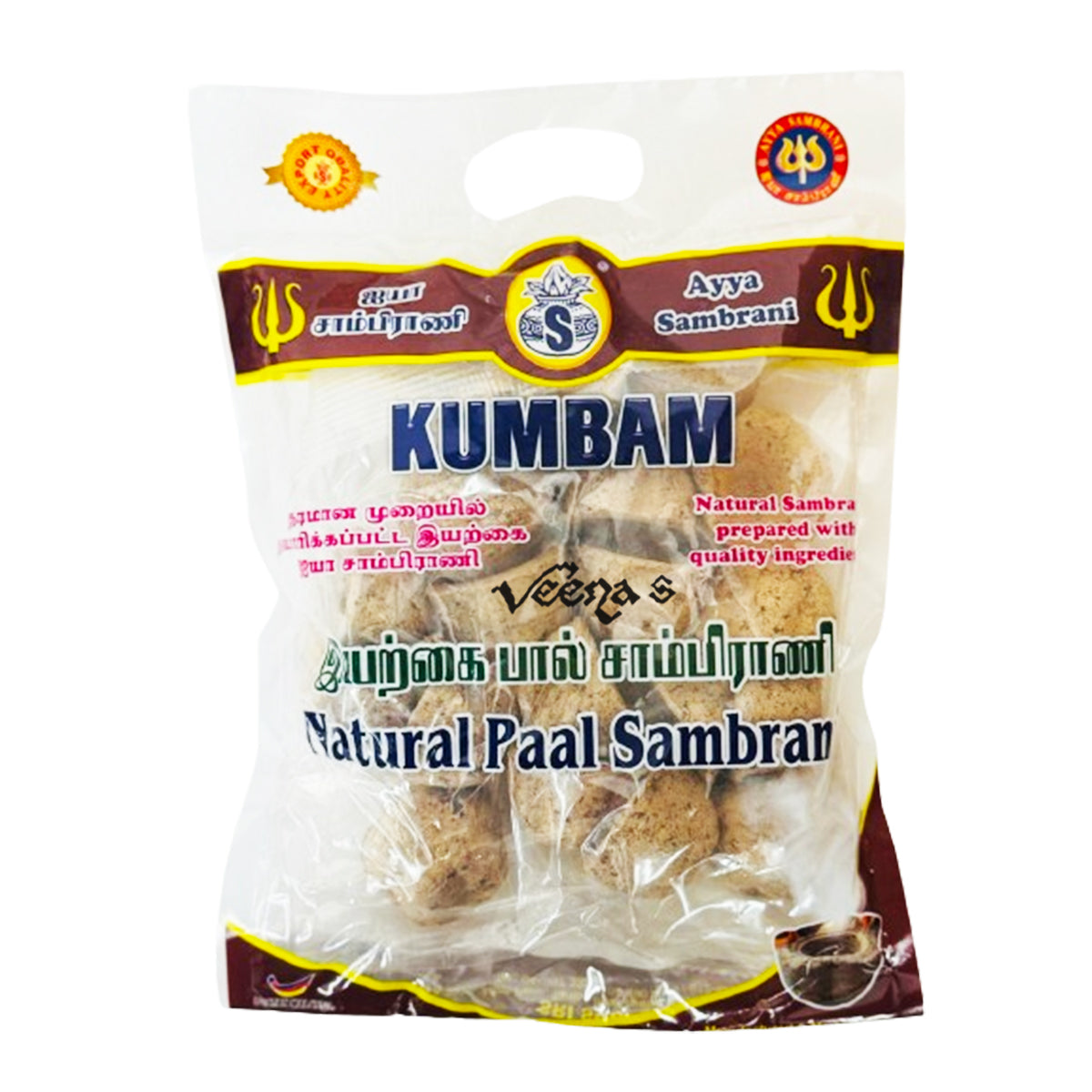 Buy Kumbam Natural Paal Sambrani 220g at Veenas.com - Online Indian Grocery Store UK