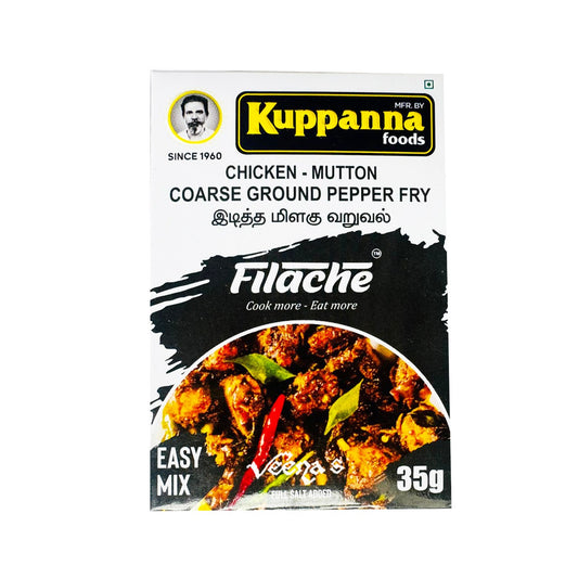 Kuppanna Chicken-Mutton Coarse Ground Pepper Fry 35g