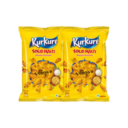 Buy Kurkure Solid Masti (Masala Twisteez) (Pack of 2)82g at Veenas.com - Online Indian Grocery Store UK