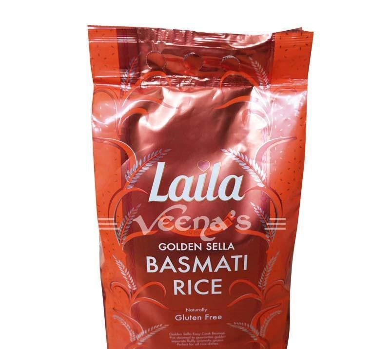 Buy Laila Golden Sella Basmati Rice 10kg at Veenas.com - Online Indian Grocery Store UK