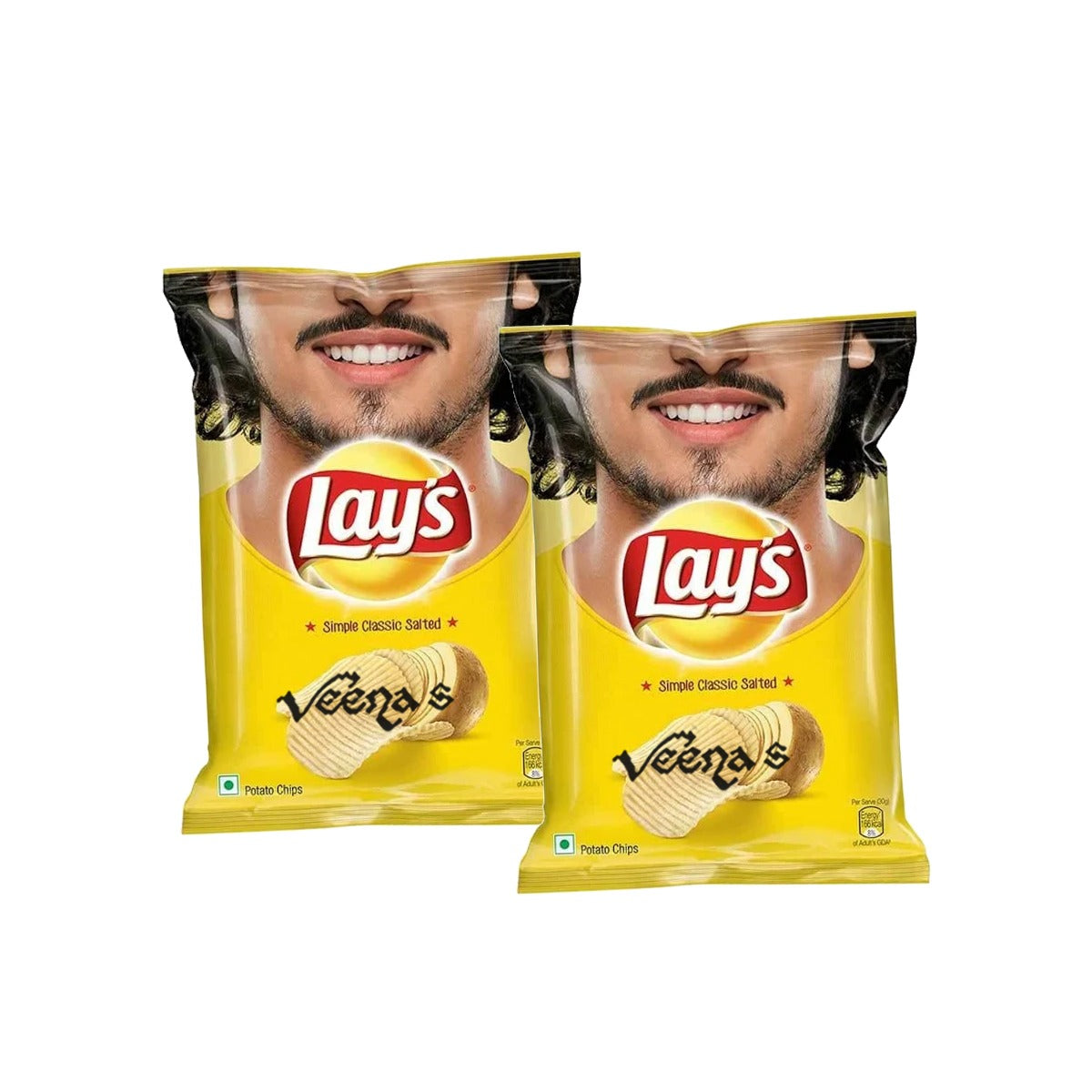 Lays Classic Salted (Pack of 2) 50g – veenas.com