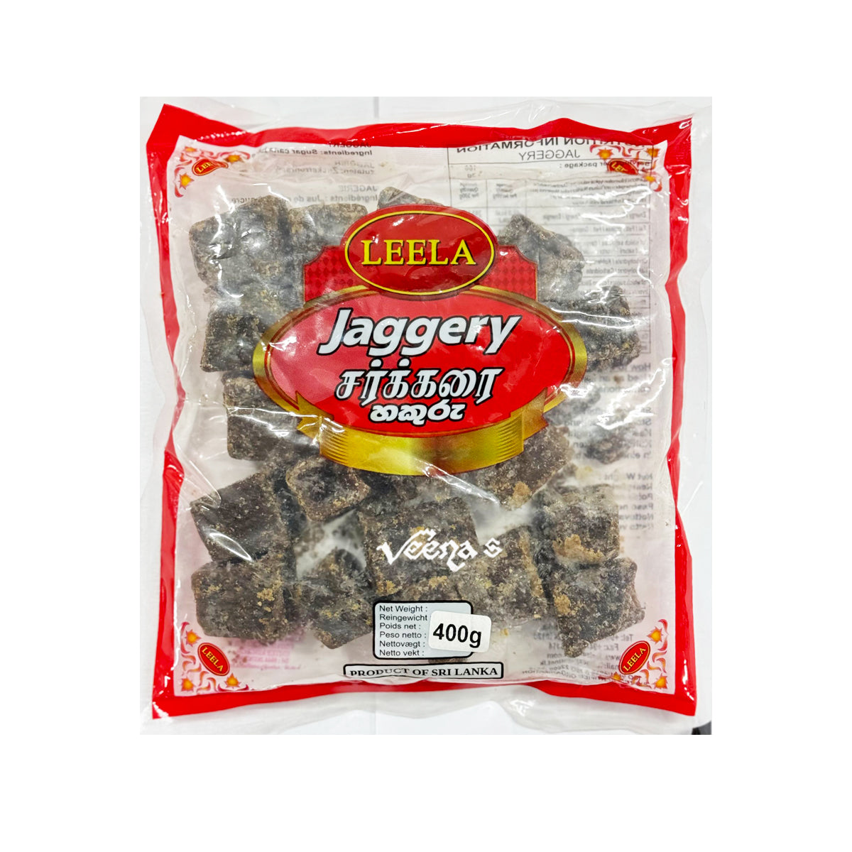 Buy Leela Jaggery 400g at Veenas.com - Online Indian Grocery Store UK