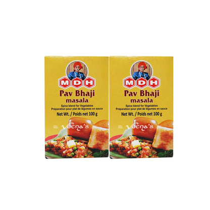 Buy MDH Pav Bhaji Masala 100g (Pack of 2) at Veenas.com - Online Indian Grocery Store UK