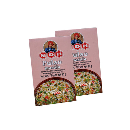 Buy MDH Pulao Masala 50g (Pack of 2) at Veenas.com - Online Indian Grocery Store UK