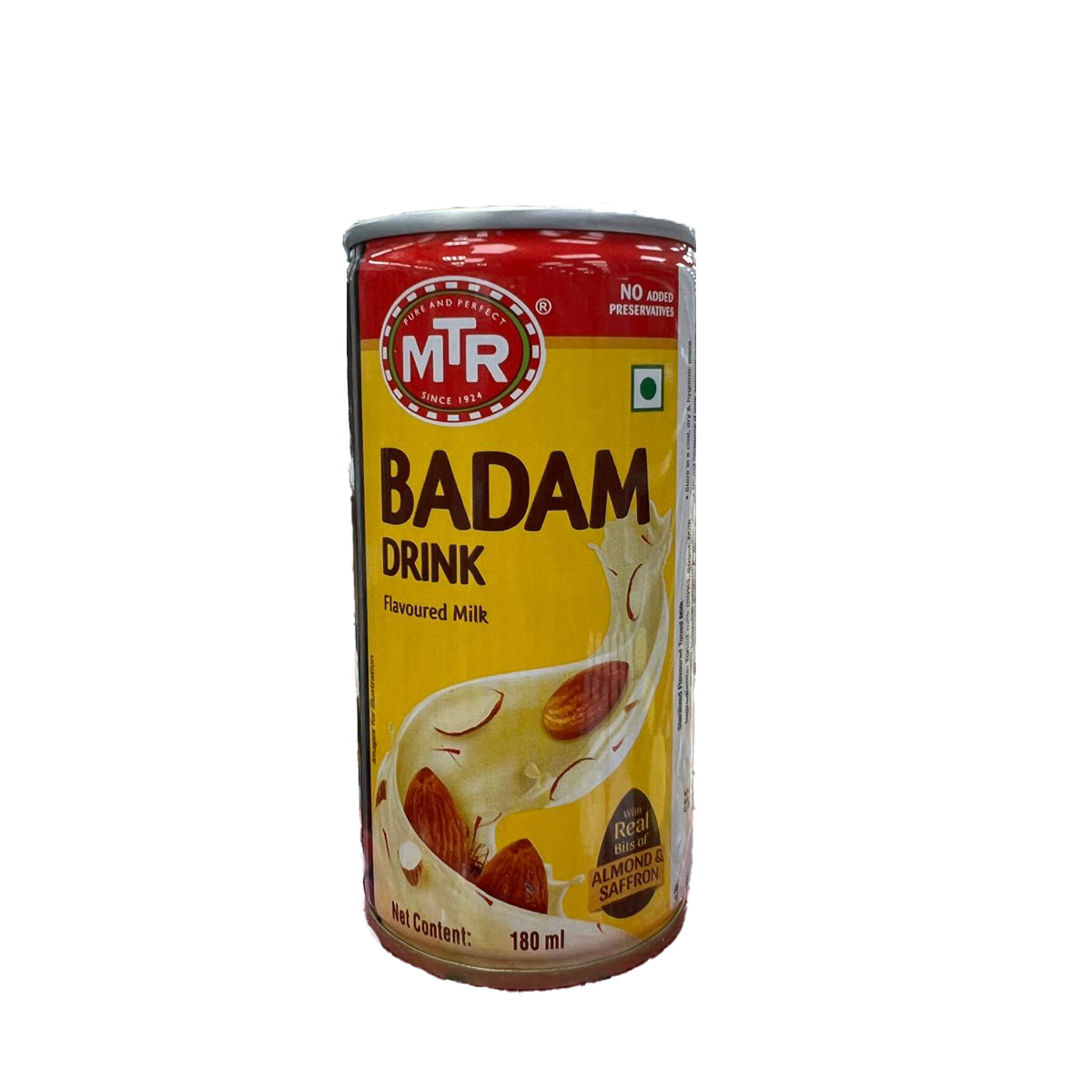Buy MTR Badam Drink Flavoured Milk 180ml at Veenas.com - Online Indian Grocery Store UK