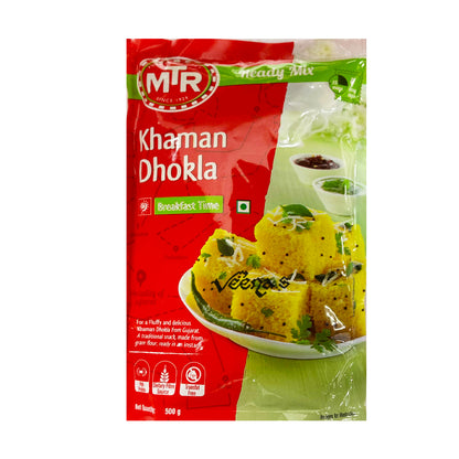 Buy MTR Khaman Dhokla Ready Mix 500g at Veenas.com - Online Indian Grocery Store UK