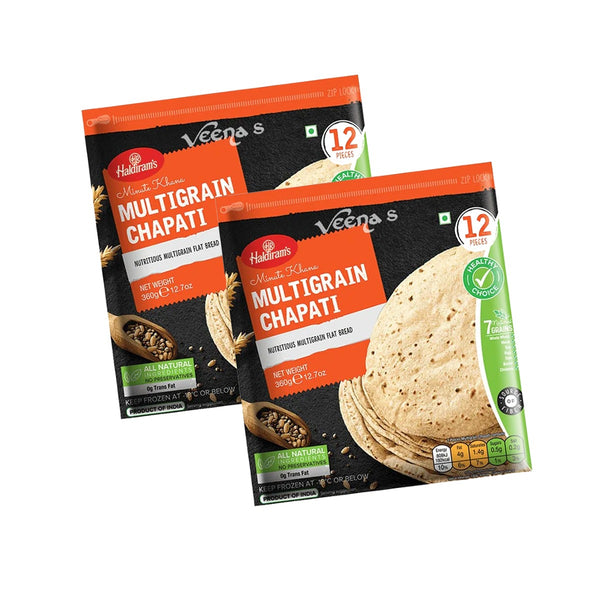 Haldiram s Multigrain Chapati Pack of 2 360g veenas