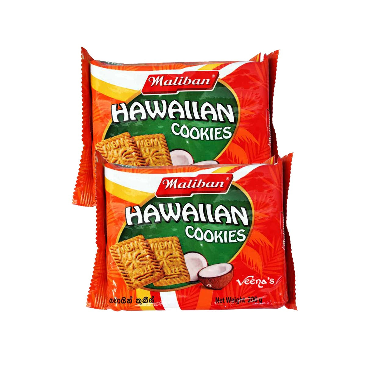 Buy Maliban Hawaian Cookies 200g (Pack of 2) at Veenas.com - Online Indian Grocery Store UK