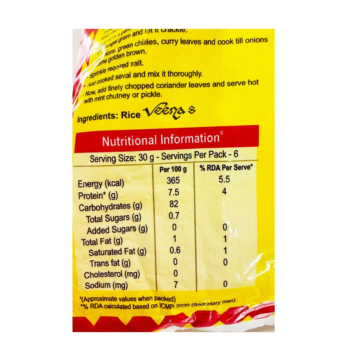 Buy Manna Rice Vermicelli 500g at Veenas.com - Online Indian Grocery Store UK