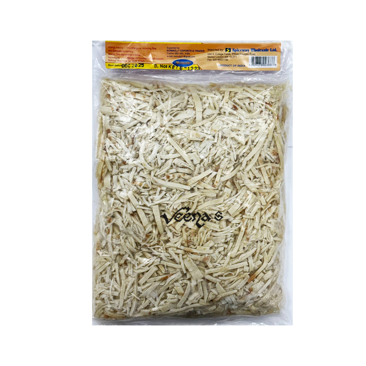 Buy Mathangi Kothu Porotta 1kg at Veenas.com - Online Indian Grocery Store UK