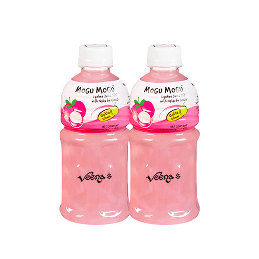 Mogu Mogu Lychee Flavour 320ml (Pack of 2)