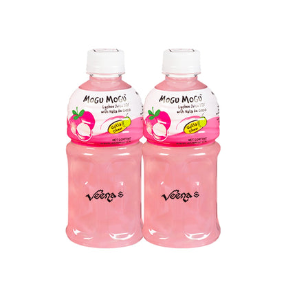 Buy Mogu Mogu Lychee Flavour 320ml (Pack of 2) at Veenas.com - Online Indian Grocery Store UK