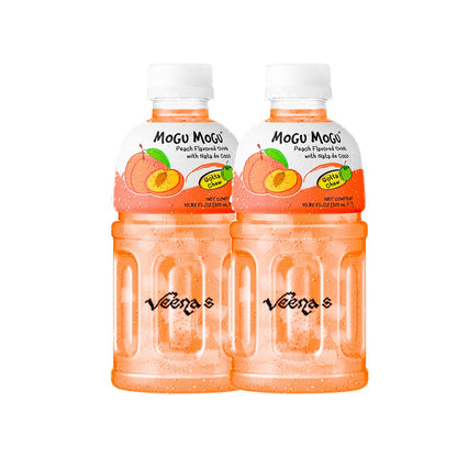 Buy Mogu Mogu Peach Flavour 320ml (Pack of 2) at Veenas.com - Online Indian Grocery Store UK