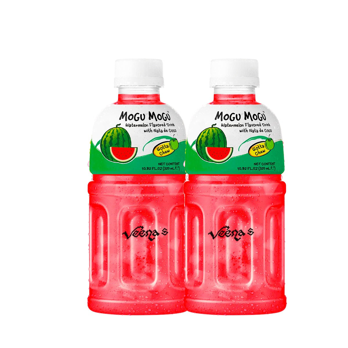 Buy Mogu Mogu Watermelon Drink (Pack of 2) 320ml at Veenas.com - Online Indian Grocery Store UK
