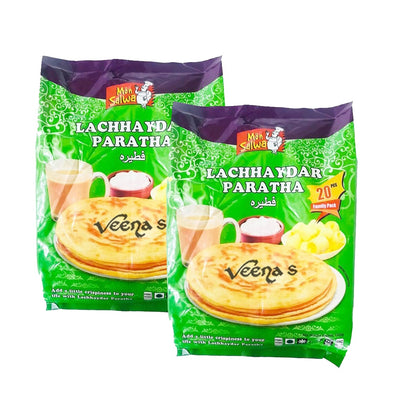 Buy Mon Salwa Lachha Family Paratha 20pcs(Pack of 2) at Veenas.com - Online Indian Grocery Store UK