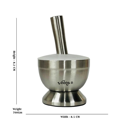 Stainless Steel Motor and Pestle