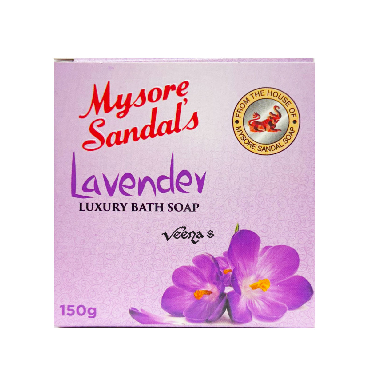 Buy Mysore Sandal's Lavender Bath Soap 150g at Veenas.com - Online Indian Grocery Store UK