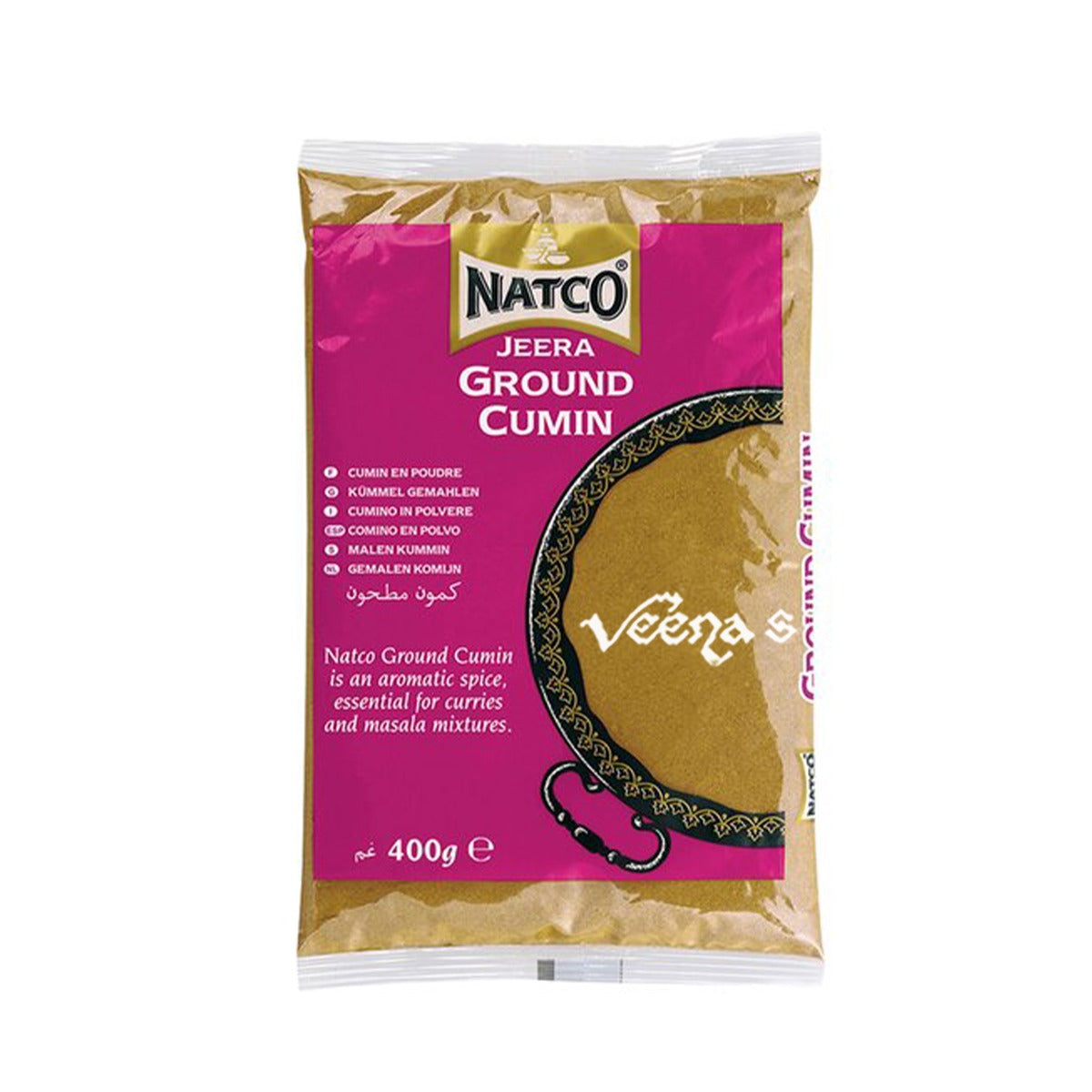 Buy Natco Ground Cumin 400g at Veenas.com - Online Indian Grocery Store UK