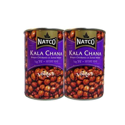 Natco Kala chana Boiled (Pack Of 2) 400g