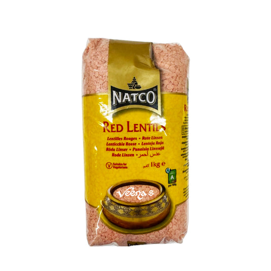 Natco Red Lentils 1kg