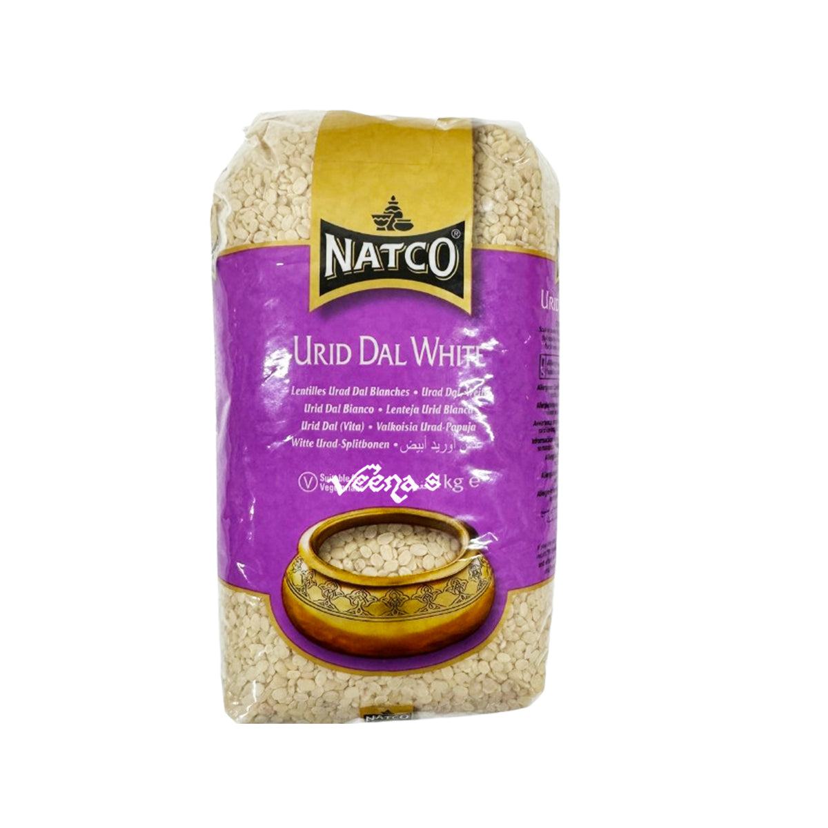 Buy Natco Urid Dal White 1kg at Veenas.com - Online Indian Grocery Store UK