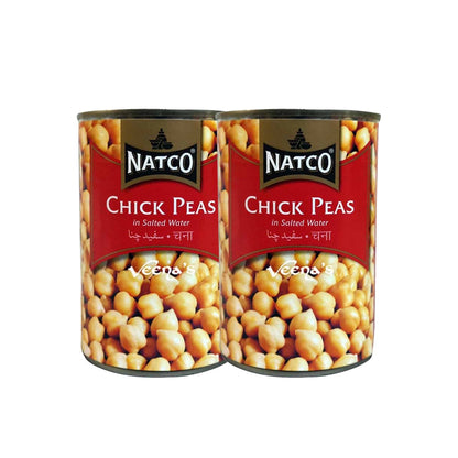 Buy Natco Chick Peas 400g (Pack Of 2) at Veenas.com - Online Indian Grocery Store UK