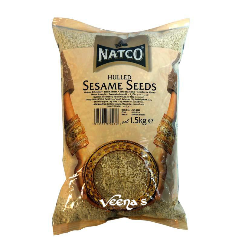 Buy Natco Hulled Sesame Seeds 1.5kg at Veenas.com - Online Indian Grocery Store UK