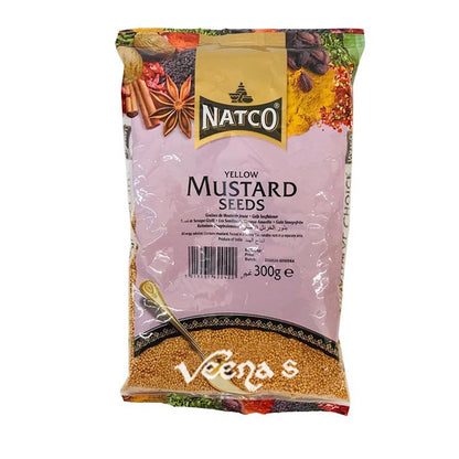 Buy Natco Mustard Seed Yellow 300g at Veenas.com - Online Indian Grocery Store UK