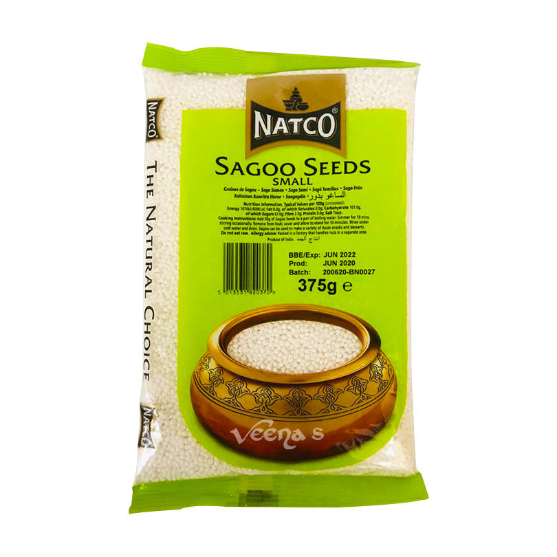 Buy Natco Sago Seeds Small 375kg at Veenas.com - Online Indian Grocery Store UK