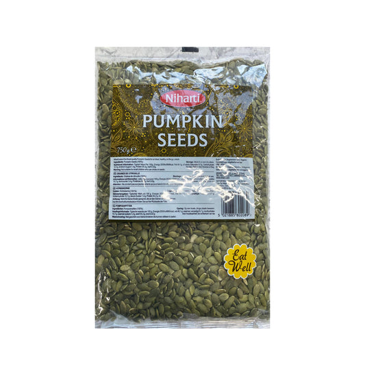 Buy Niharti Pumpkin Seeds 750g at Veenas.com - Online Indian Grocery Store UK
