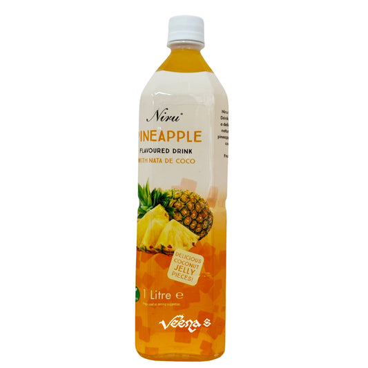 Niru Pineapple Flavoured Drink with Nata De Coco 1 Litre