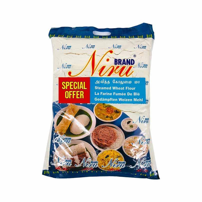 Buy Niru Steamed Wheat Flour 3.6kg at Veenas.com - Online Indian Grocery Store UK