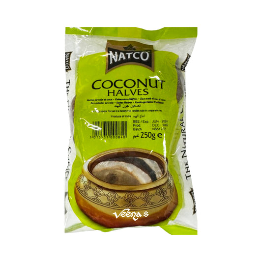 Natco Coconut Halves 250g