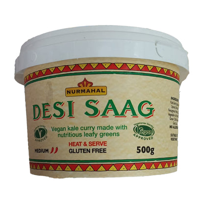 Buy Nurmahal Desi Saag 500g at Veenas.com - Online Indian Grocery Store UK