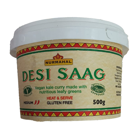 Buy Nurmahal Desi Saag 500g at Veenas.com - Online Indian Grocery Store UK