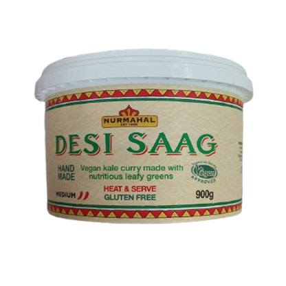 Buy Nurmahal Desi Saag 900g at Veenas.com - Online Indian Grocery Store UK