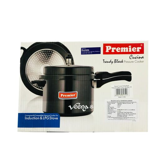 Premier Black Pressure Cooker 7.5 lit
